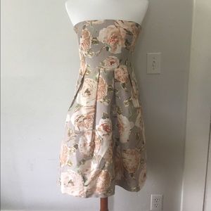 J. Crew Slub silk daydream floral Lorelei dress