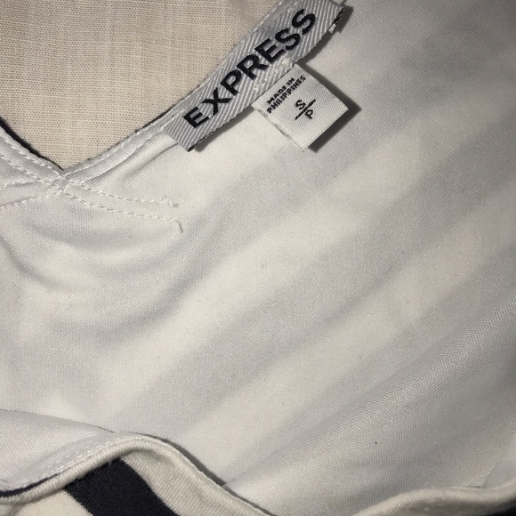 Express Nautical Peplum Top - Picture 3 of 4