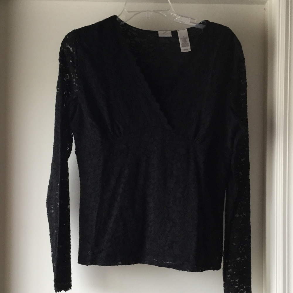 NWOT - Black Lace Blouse💕Bundle and Save💕