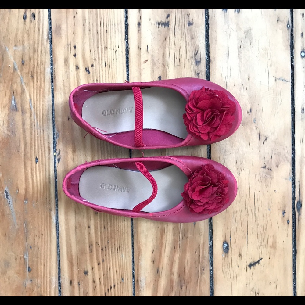 Old Navy Red Little Girls Mary Janes