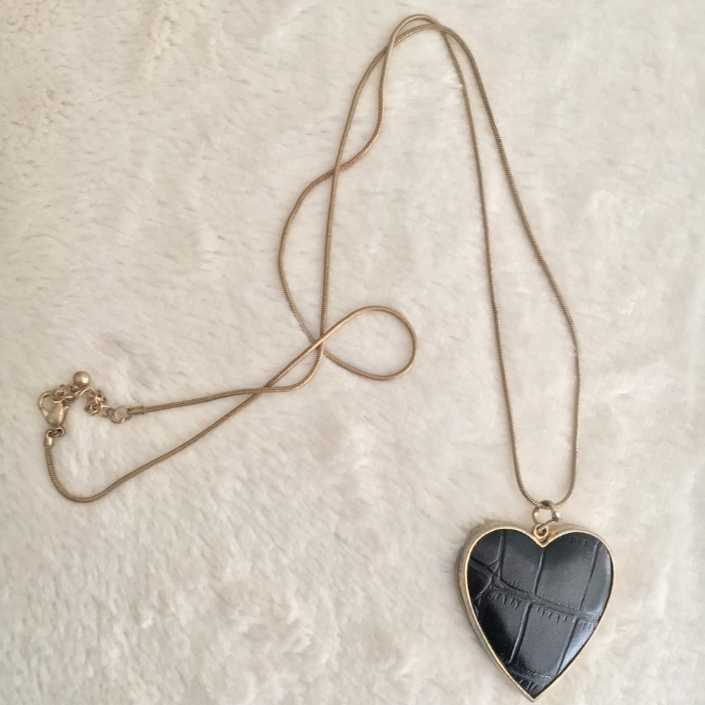 Leather Locker Necklace