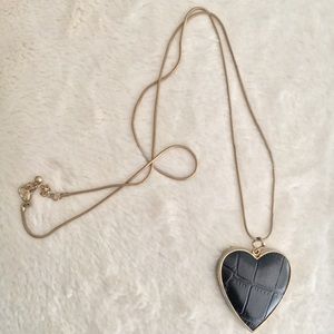 Leather Locker Necklace