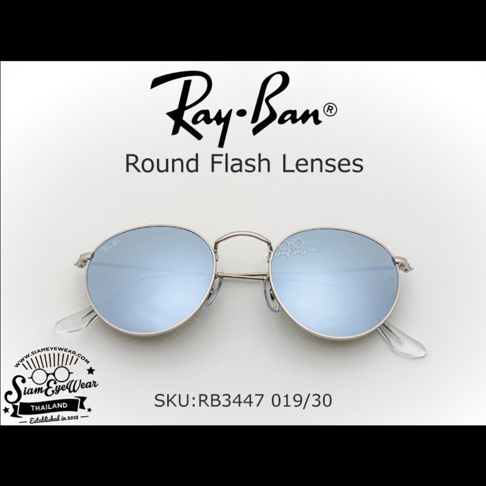 Rayban silver round metal sunglasses