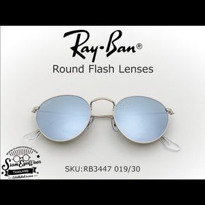 Rayban silver round metal sunglasses