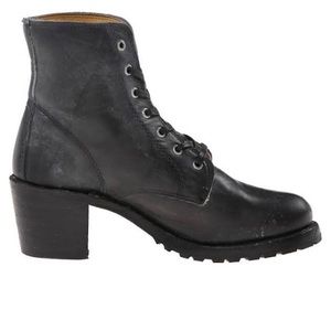 Frye Black Lace up Boot