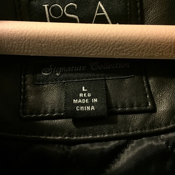 JOS A Banks Signature collection Leather Jackets. - Picture 4 of 4