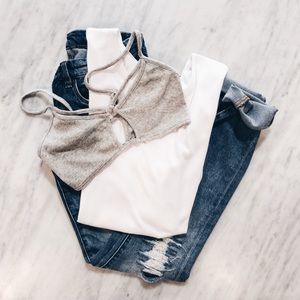 Grey Bralette