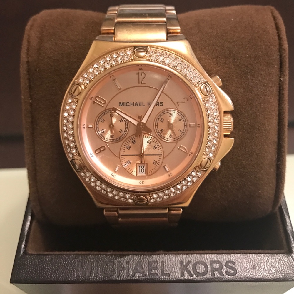 Michael Kors Rose gold watch
