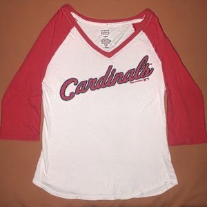 Girls Cardinal's 3/4 sleeve shirt