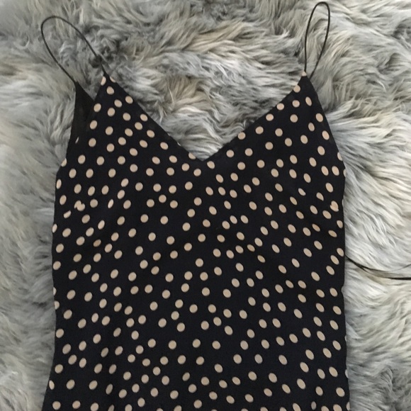 Zara navy and beige dress - Picture 2 of 3