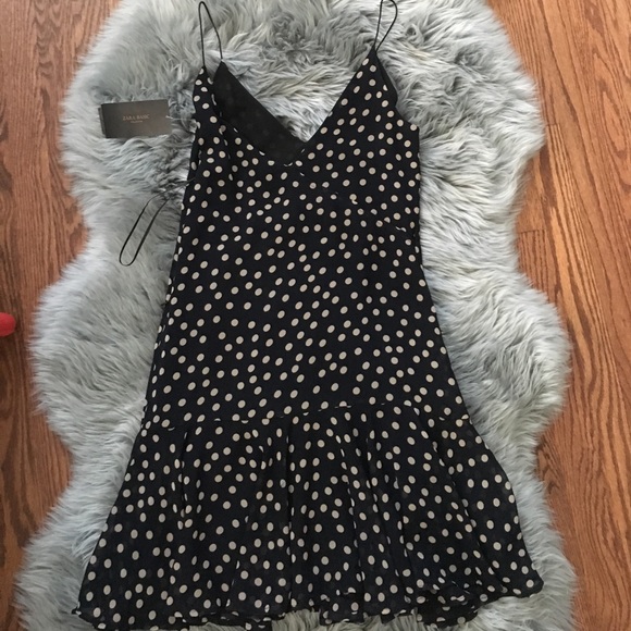 Zara navy and beige dress - Picture 3 of 3