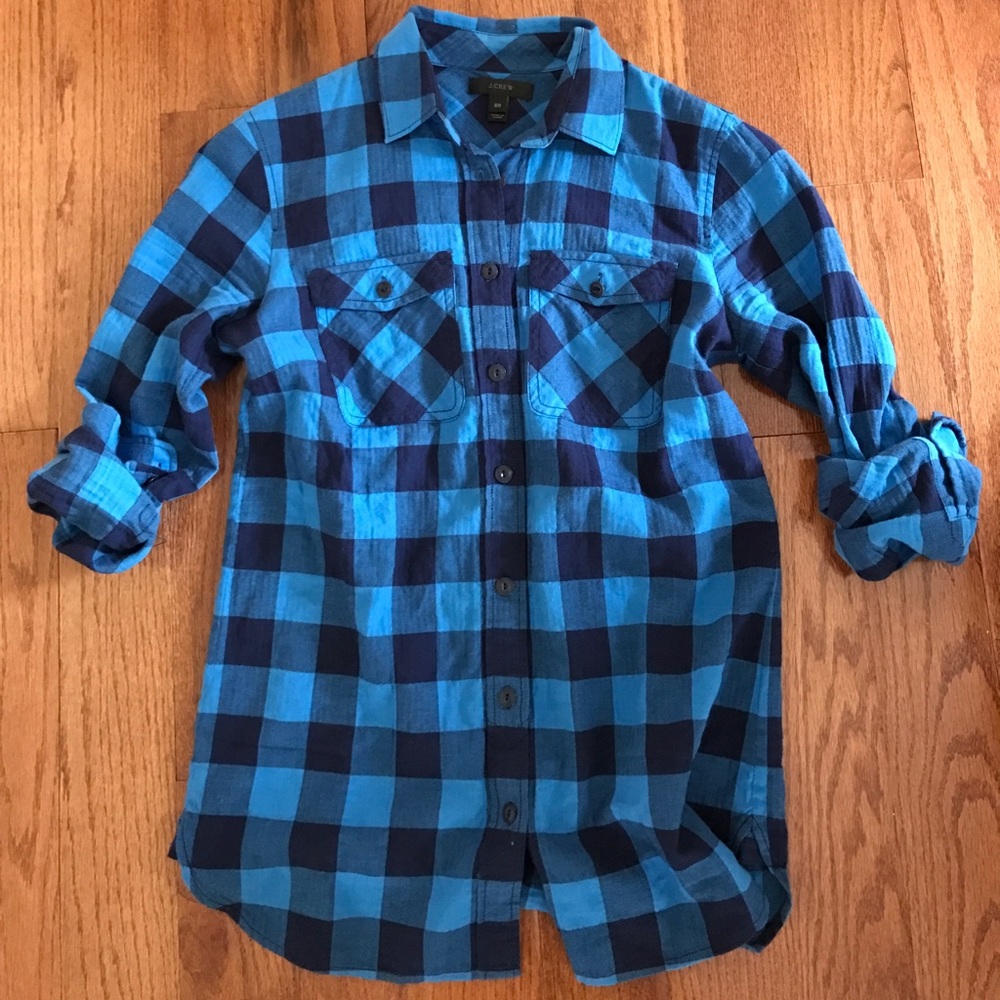 Jcrew buffalo check flannel