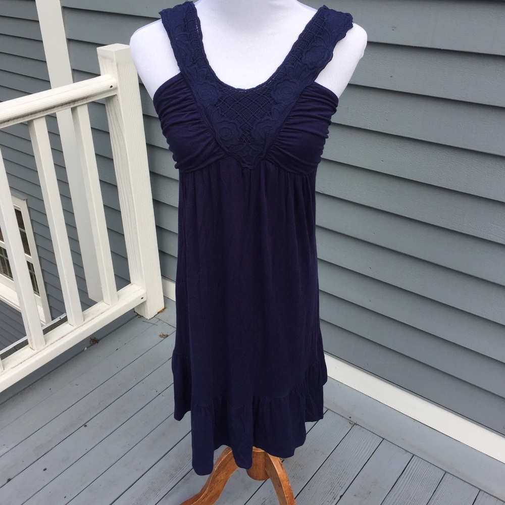 Delia's size small navy blue summer dress.