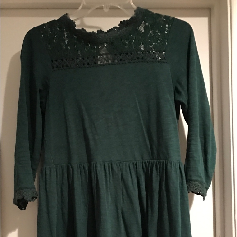 Topshop green dress