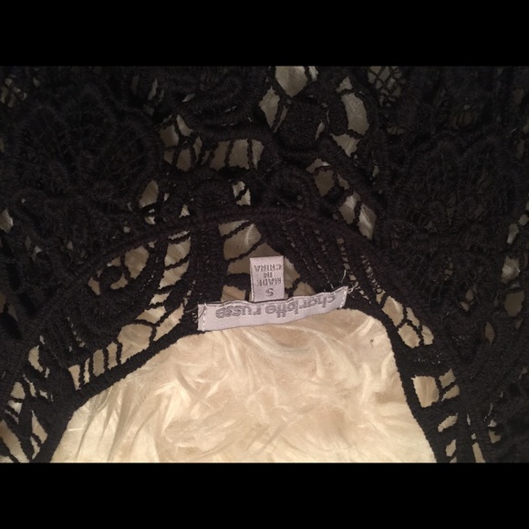 Charlotte russe crochet fringe tank - Picture 2 of 2