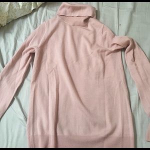 J.Crew 100% Merino Wool turtleneck in dusty pink