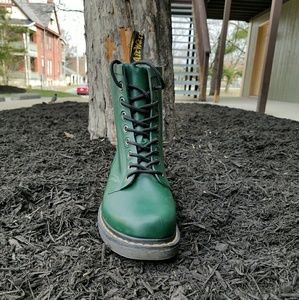 Green Dr. Martens