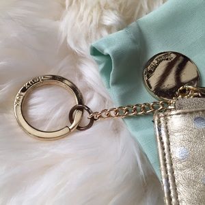Deux Lux Accessories - Gold & Silver Polka Dot Key/Card Case | Deux Lux Deux Lux Accessories - Gold & Silver Polka Dot Key/Card Case | Deux Lux