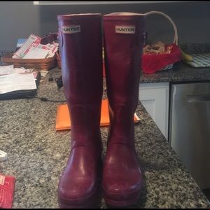 Hunter rain boots