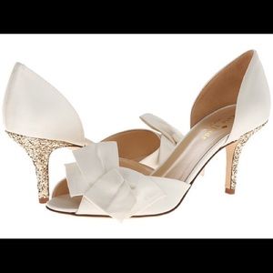 Kate Spade Sala Satin Bow Heels size 5