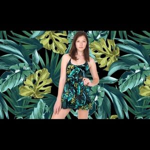 AMERICAN APPAREL JUNGLE PRINT DRESS