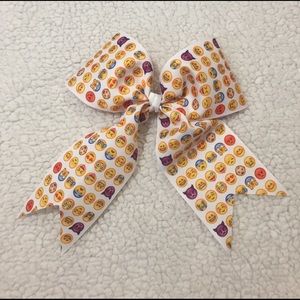 Emoji Cheer Bow