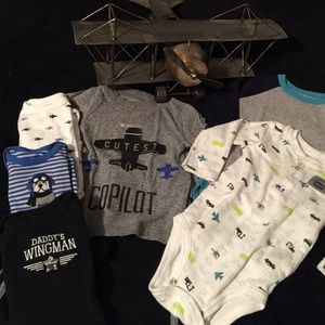 👶🏼Baby Boy Airplane Bundle!!! (6M)