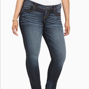 Torrid Dark Wash Premium Luxe Skinny Jeans 16XT