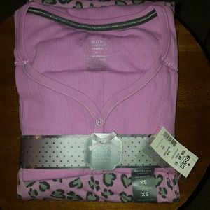 Brand new Soft Cute Leopard print 2 pc sleep set