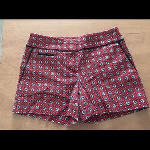 Red loft medallion Riviera Shorts.