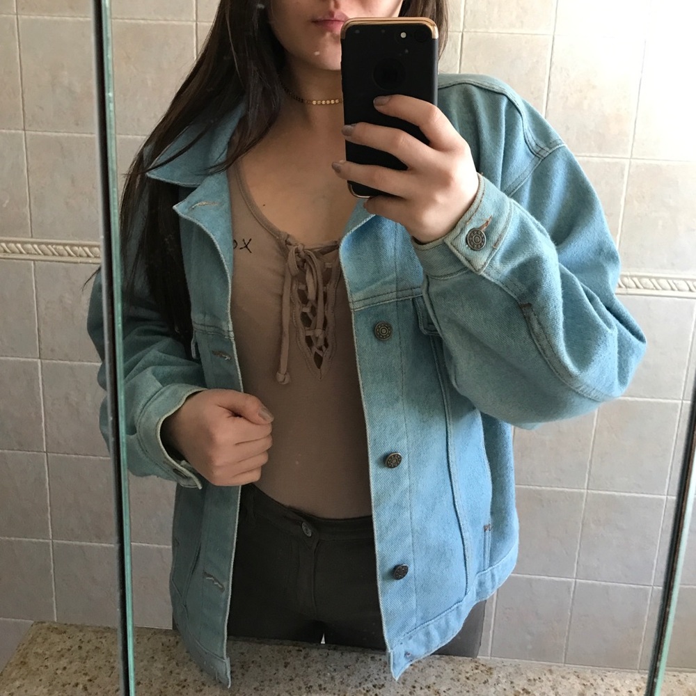 Vintage Oversized Jean Jacket