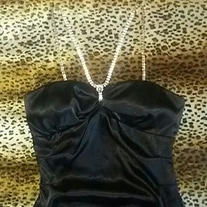 LBD silk rhinestone