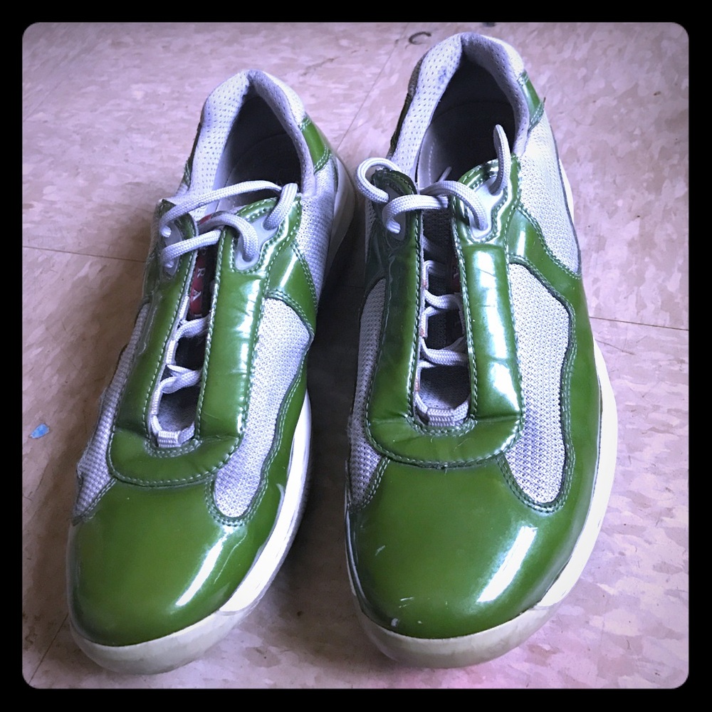 Light green Prada shoes