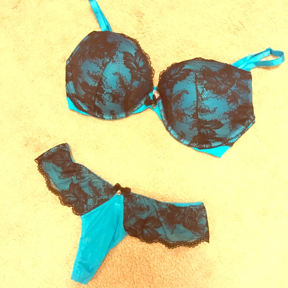 Victoria's Secret Push Up Bra & Panty Set