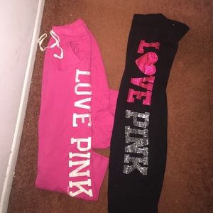 Love PINK sweat pants