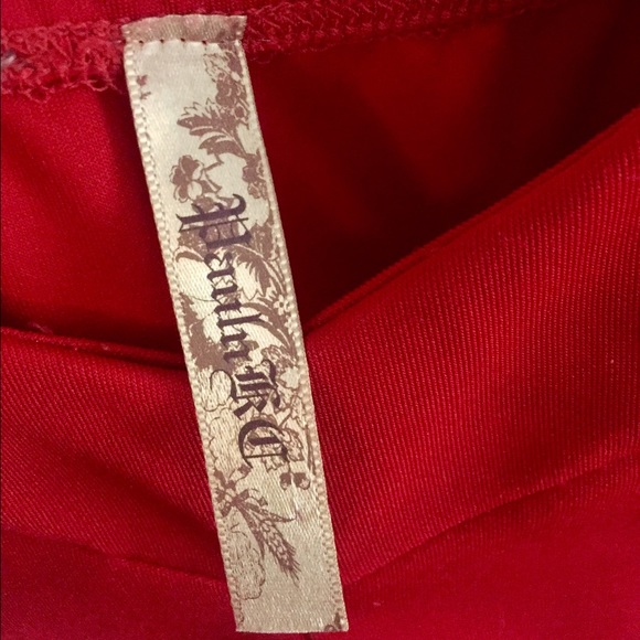 Cut-Out Red Dress - Picture 2 of 3