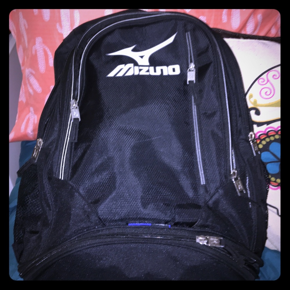 Black Mizuno Volleyball Backpack
