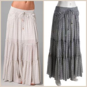 DDDISO! Free People Isn't She Peasant Maxi Skirt