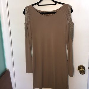 Forever 21 nude dress. WORN ONCE!