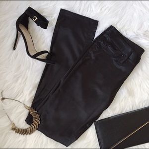 Forever 21 Straight-Leg Satin Pants