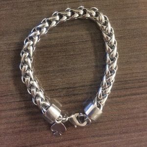 KATE SPADE silver chain bracelet