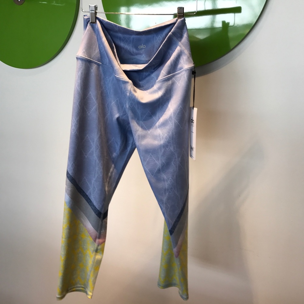 High-waist airbrush Capri