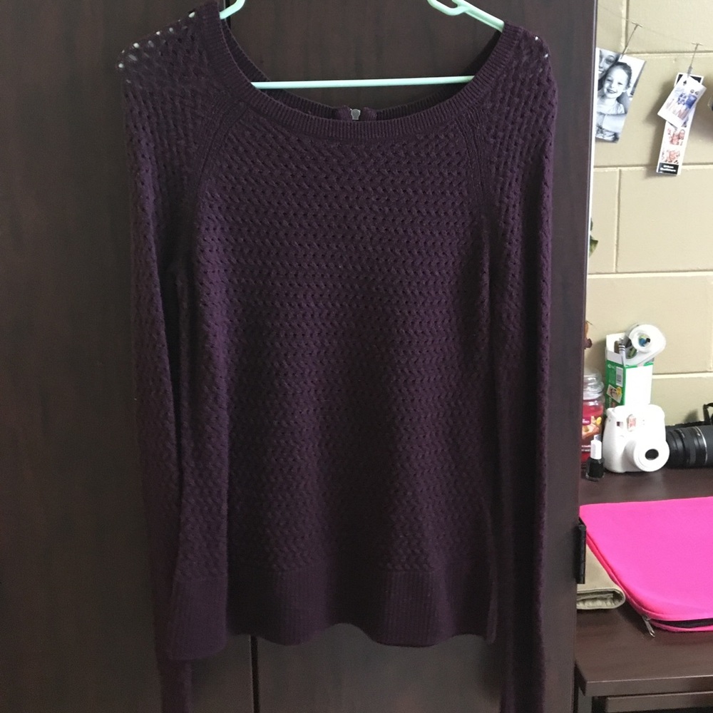 Purple Long Sleeve Sweater