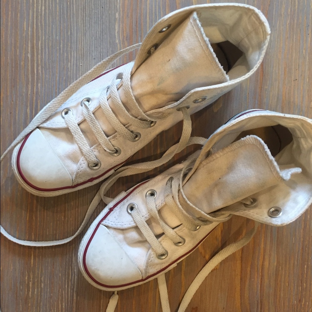 Converse white all stars