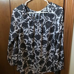 Ann Taylor Loft floral blouse