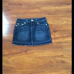 Guess dark denim skirt