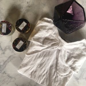 Anthropologie left of center tank