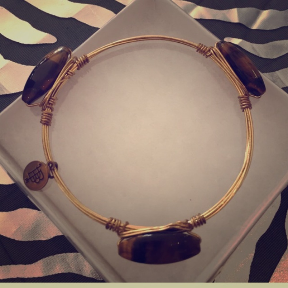 Bourbon and bow ties tortoise shell bracelet