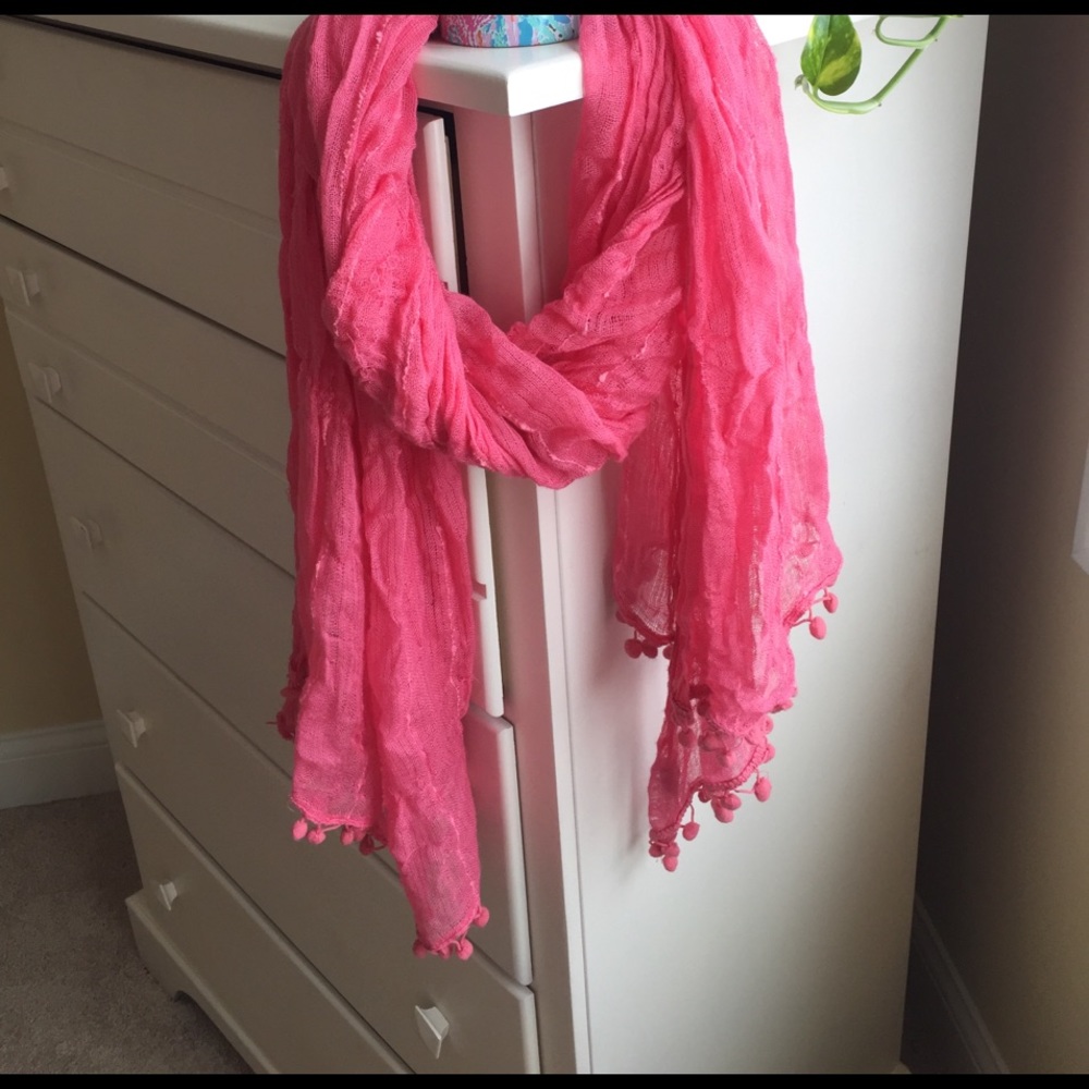 Sperry topsider pink lightweight scarf