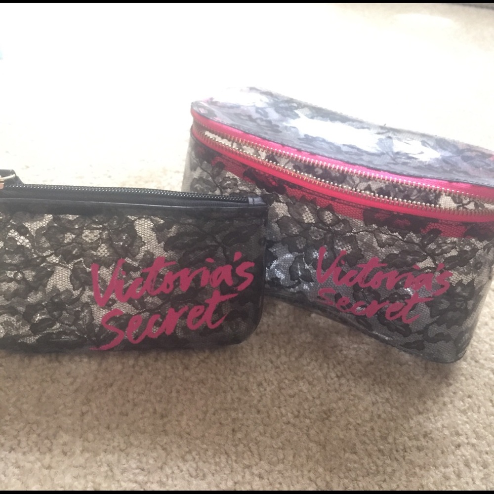 Victoria's Secret make up bag and matching zipcase